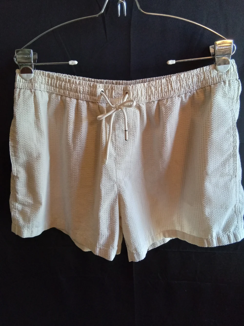 Zara‎ Light Beige Mens Drawstring Swim Shorts *read description